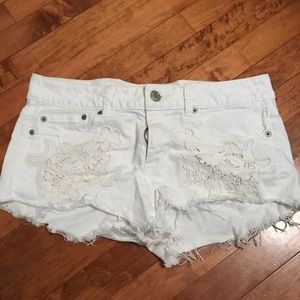 White AEO Shorts Size 10